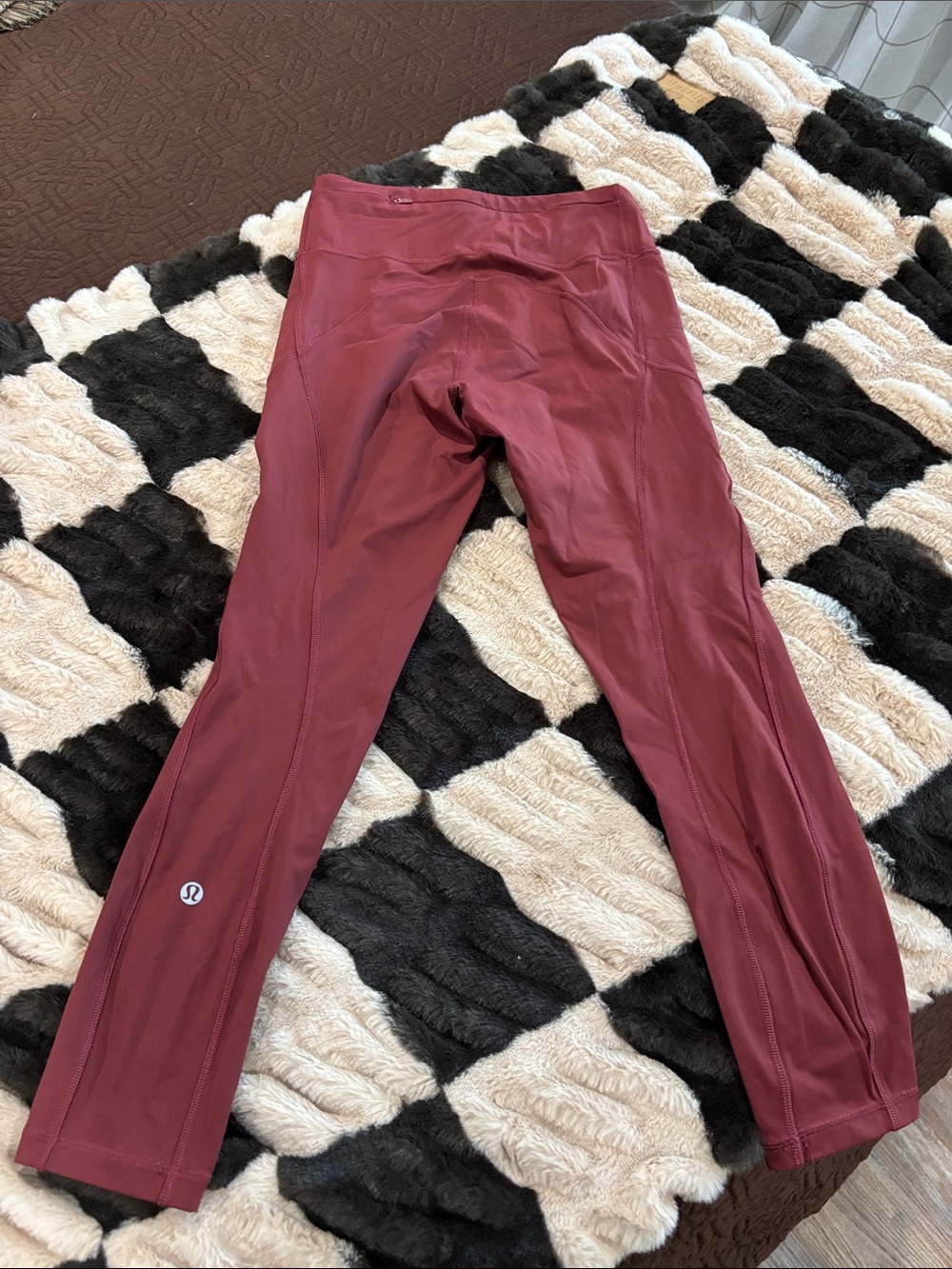 lululemon athletica Burgundy High-Rise Leggings